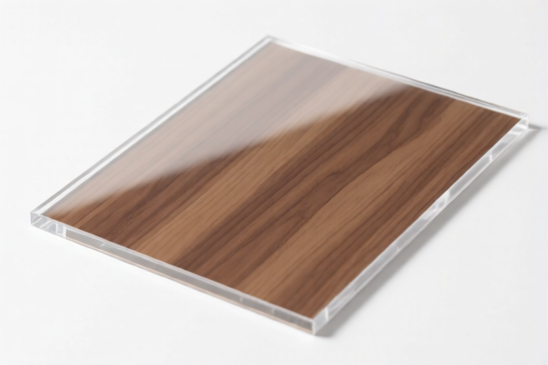 Transparent Coating Veneer Panel