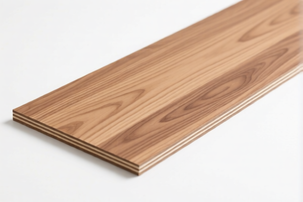 Coniferous wood veneered plywood (not surfaced or transparent surface, grain visible)