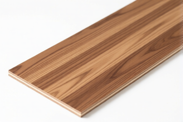 Coniferous wood veneered plywood (not surfaced or transparent surface, grain visible)