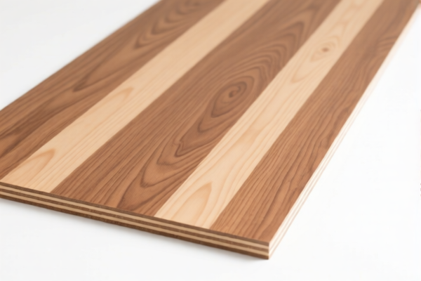 Coniferous wood veneered plywood (not surfaced or transparent surface, grain visible)