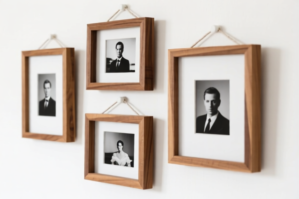 Image for Wooden Photo Wall Hanging Frames