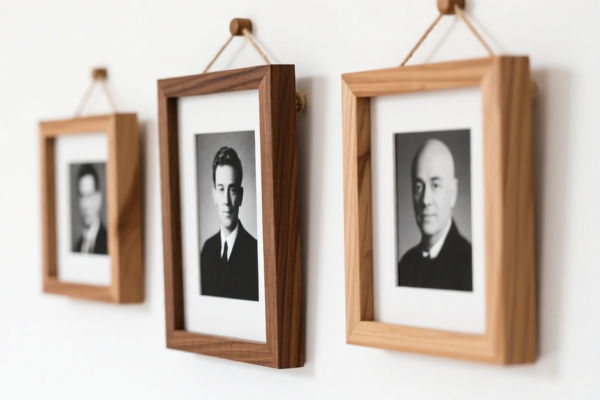 Image for Wooden Photo Wall Hanging Frames