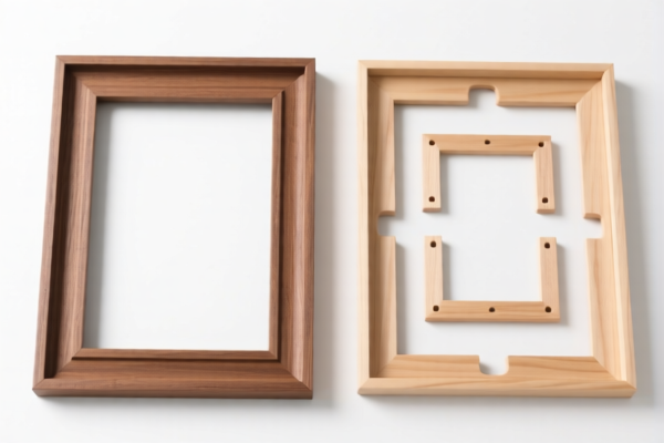 Wooden Picture Frame Assembly Kit