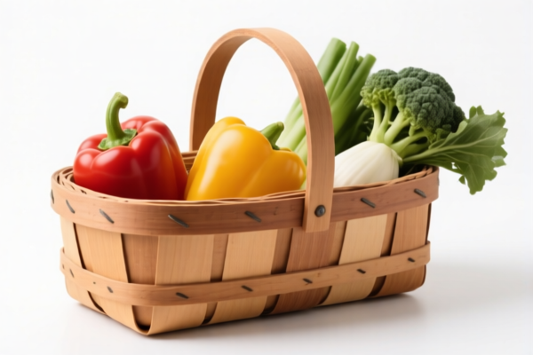 Wooden Vegetable Picking Basket