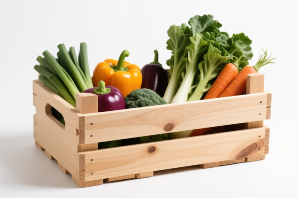 Wooden Vegetable Picking Box