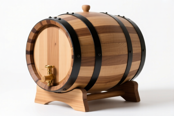 Wooden Wine Barrel