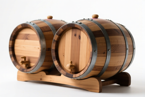 Wooden Wine Barrels