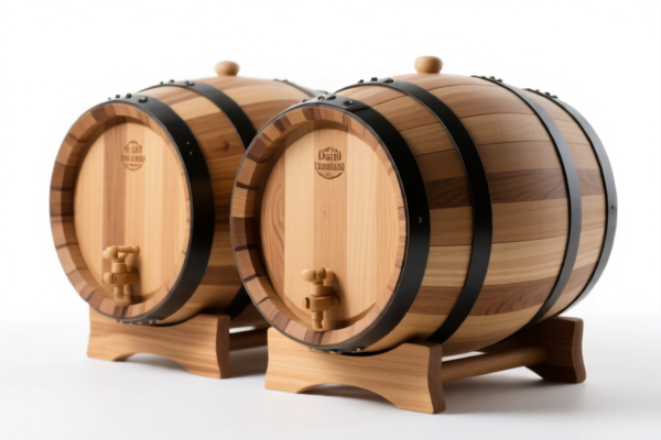 Wooden Wine Barrels