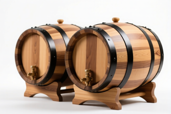 Wooden Wine Barrels