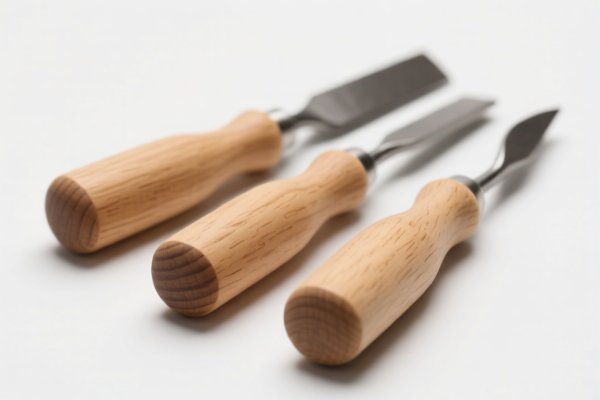 Unpolished Wooden Tool Handles
