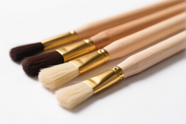 Wooden Brush Rods