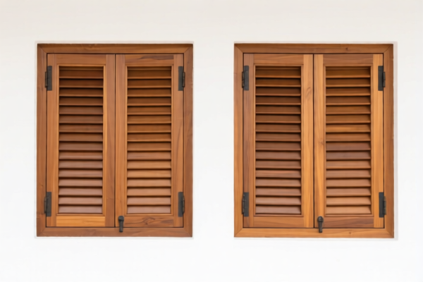 Wooden Louver Windows