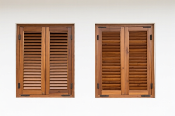 Wooden Louver Windows