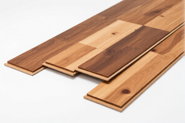 Household wood assembled flooring panels