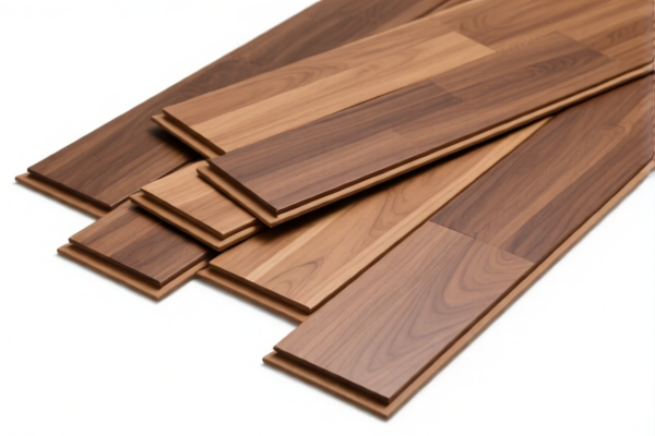 Matte wood assembled flooring panels