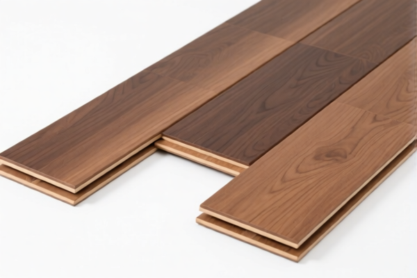 Matte wood assembled flooring panels