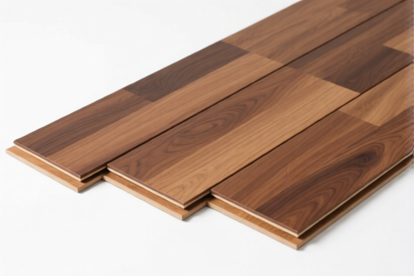 Matte wood assembled flooring panels