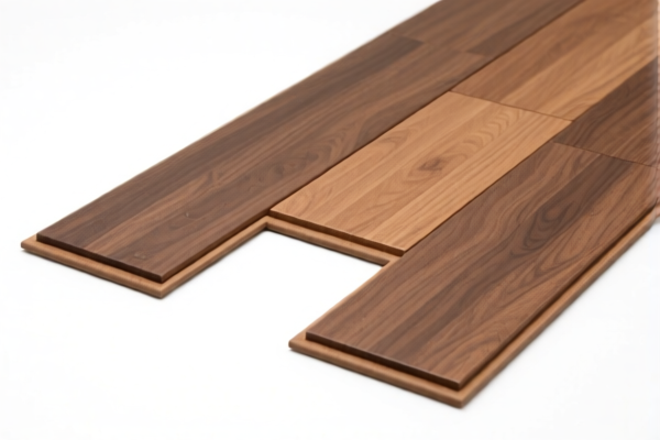 Matte wood assembled flooring panels