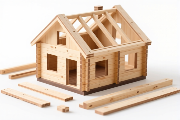 Prefabricated Wooden House Components