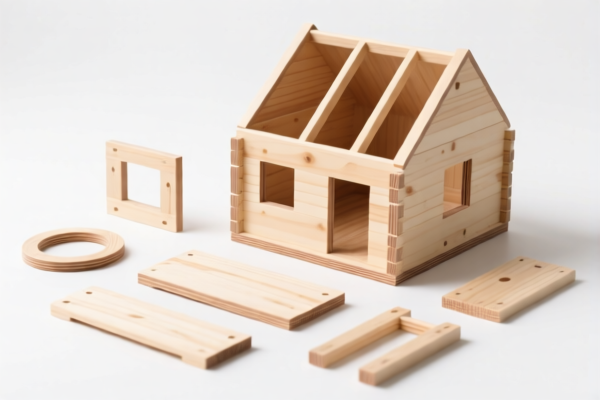 Prefabricated Wooden House Components