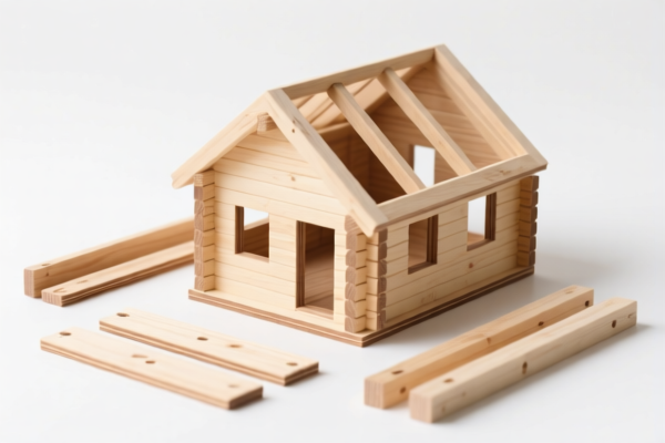 Prefabricated Wooden House Components