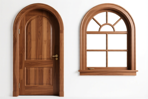 Wood door and window frames