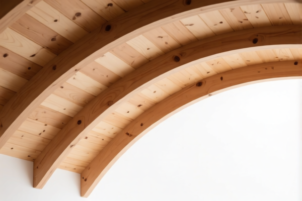 Wood roof structures