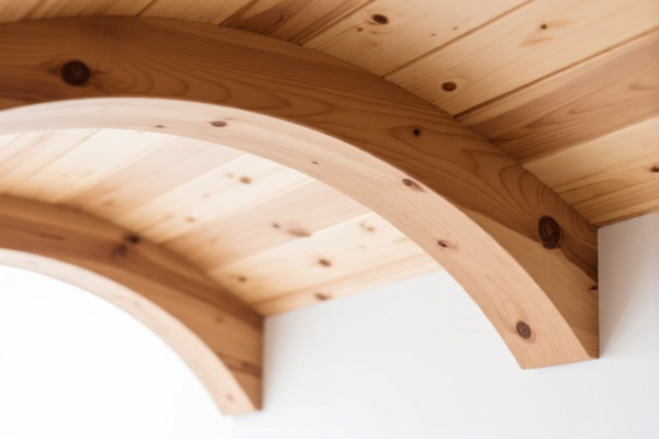 Wood roof structures