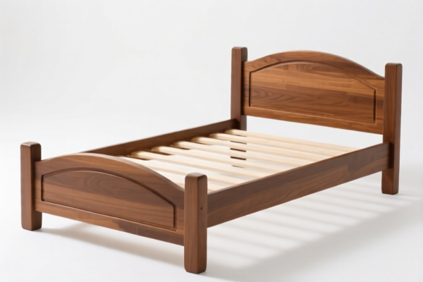 Wooden bed frame