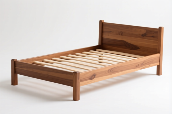 Wooden bed frame