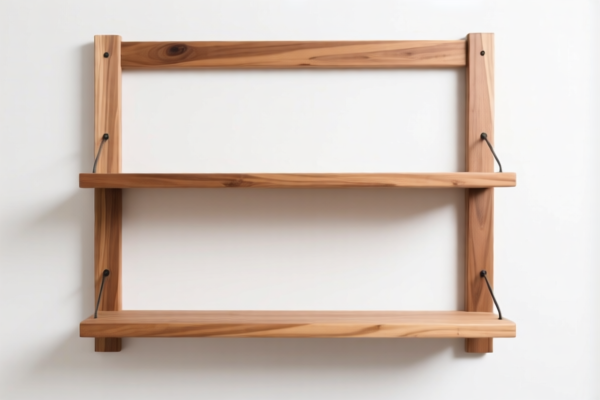 Wooden display rack frame
