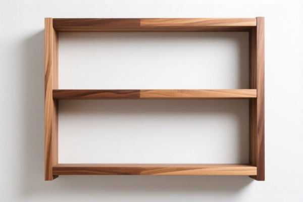 Wooden display rack frame