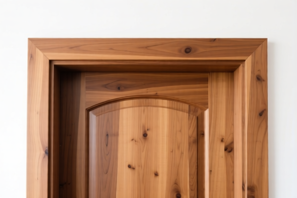 Wooden door frame