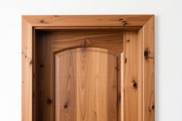 Wooden door frame