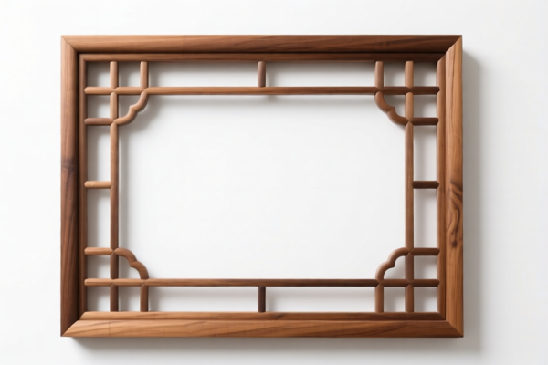 Wooden screen frame