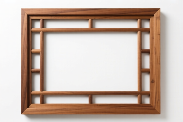 Wooden screen frame