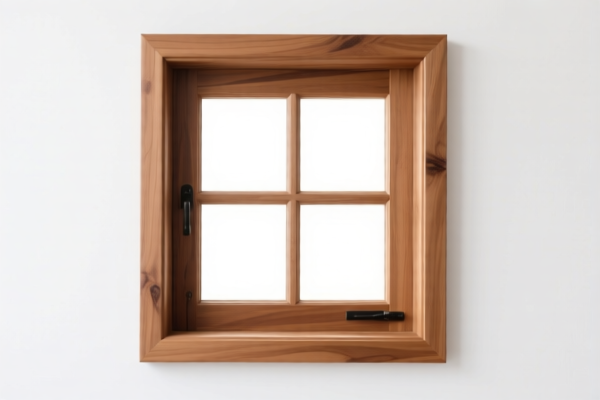 Wooden window frame
