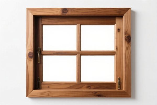 Wooden window frame
