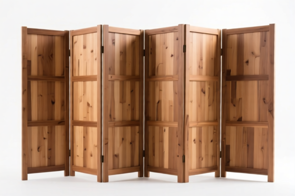 Wood Partition Panels (with Wire Channel)