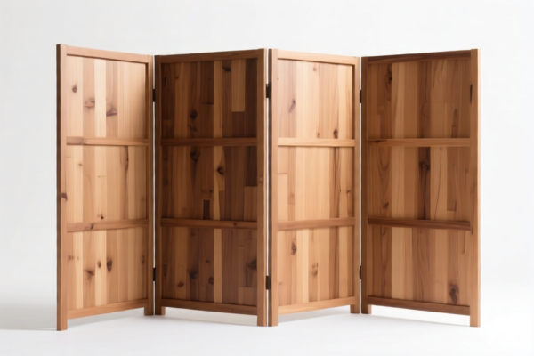 Wood Partition Panels (with Wire Channel)