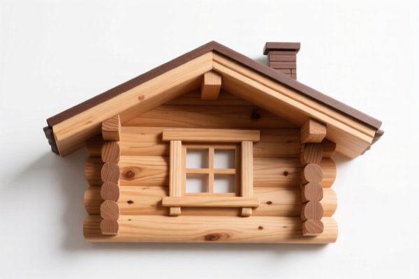 Wood building decoration material