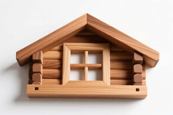 Wood building decoration material
