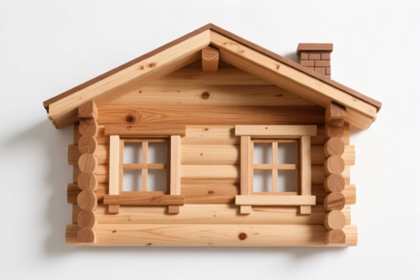 Wood building decoration material