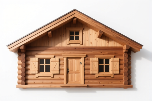 Wood building decorative board