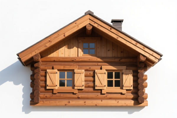 Wood building decorative board