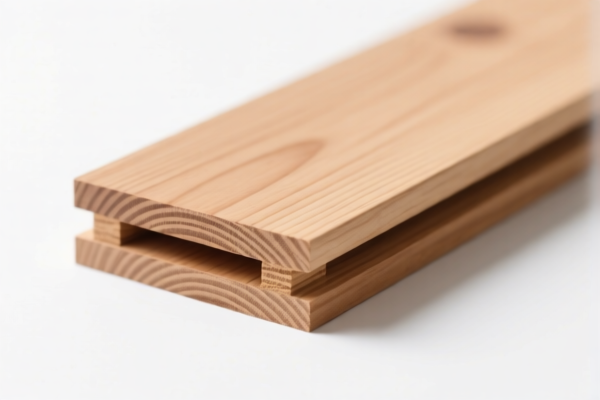 Wood building material