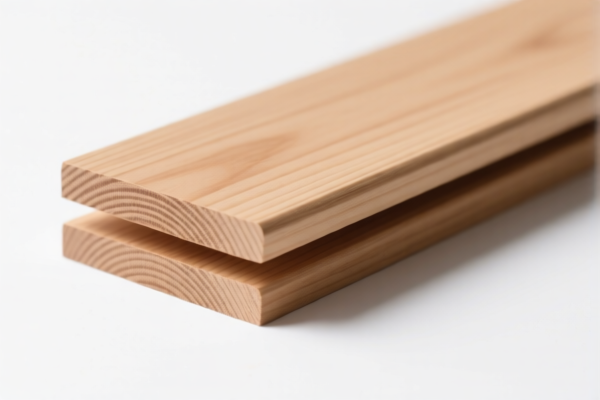 Wood building material