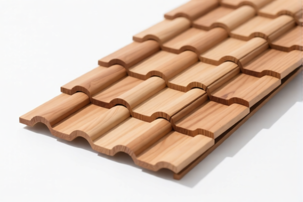 Wood building roof panel