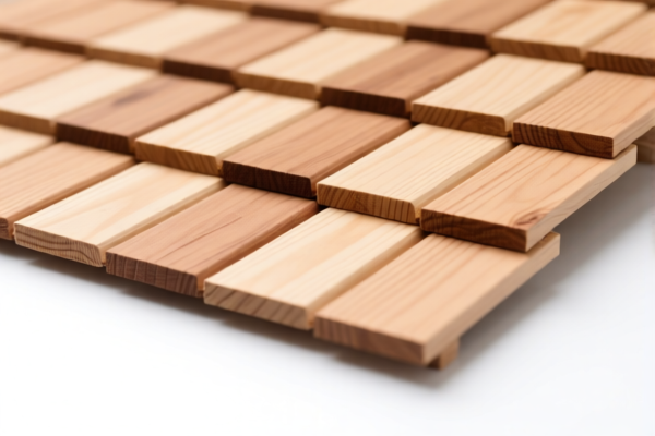 Wood building roof panel