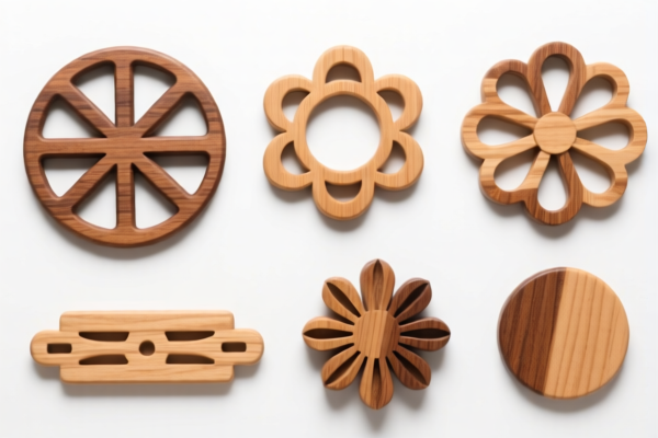 Wood decorative components